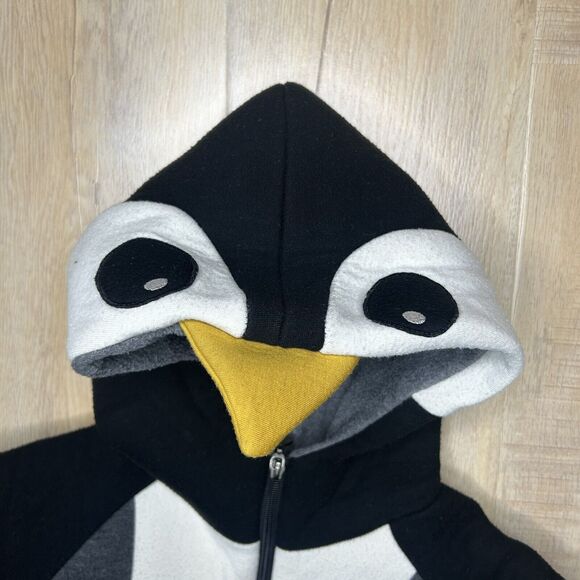 CoCo Rabbit Penguin Jacket Kids XL Black and Grey - Picture 7 of 12